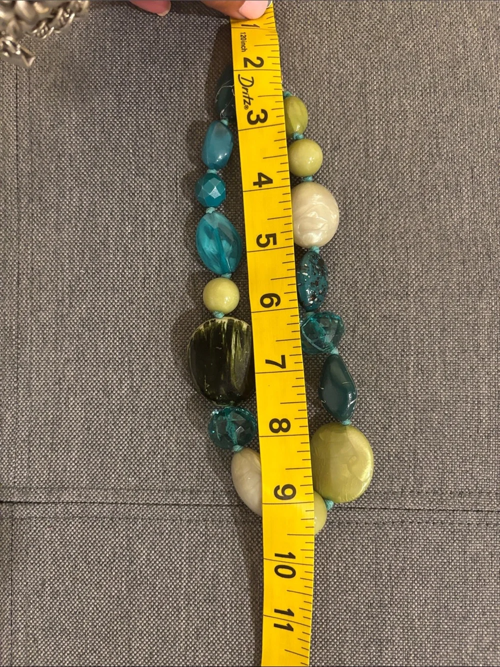 Necklaces, one multi color beads.Second are beautiful green color. ‎       B21